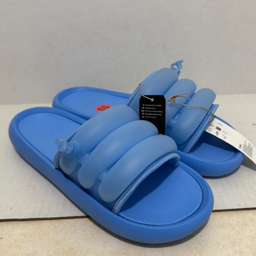 Adidas Adilette Zplaash Blue Slides Sandals IF8663 Mens 10 Womens 11